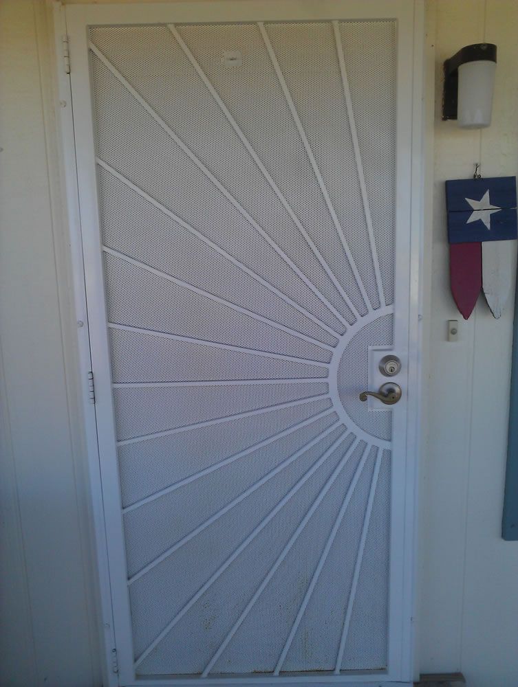 White front door 